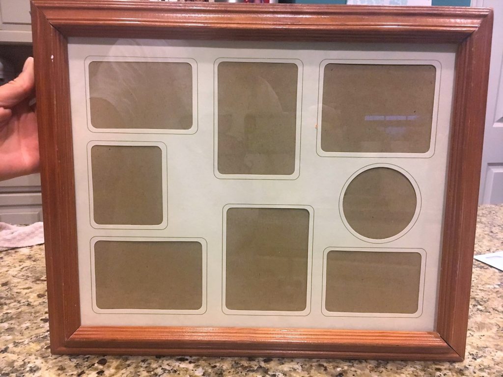 picture frame before