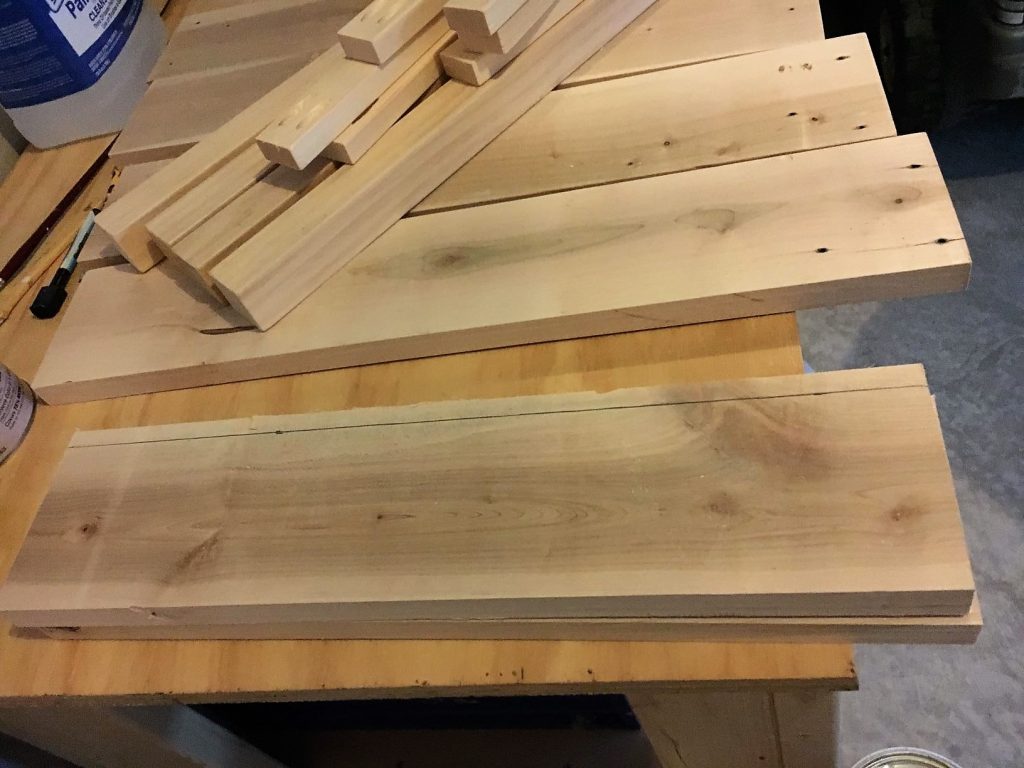 living room table set: boards for side table