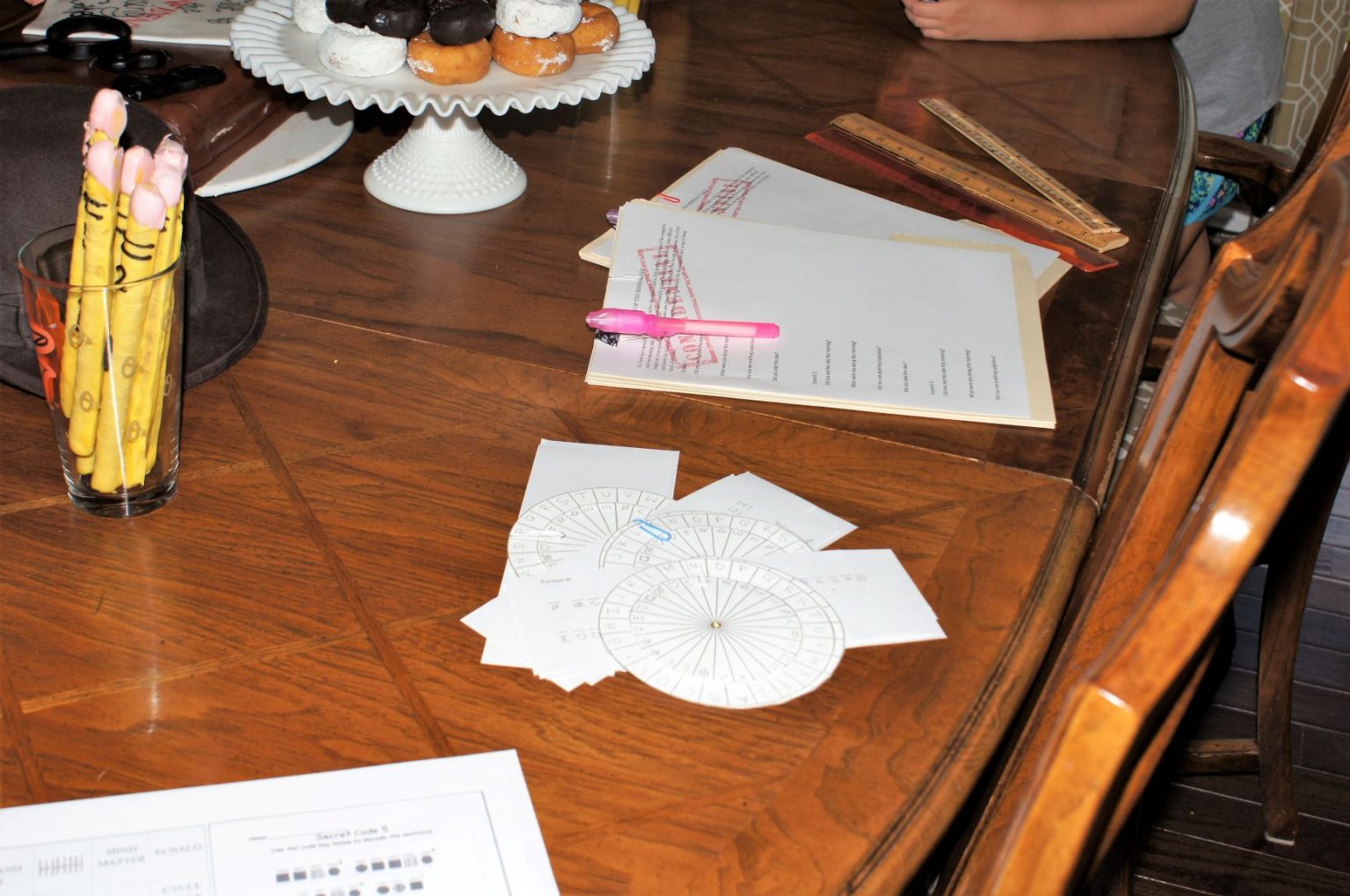 Detective Party: Case of the Missing Cake » Cathartic Crafting » Parties