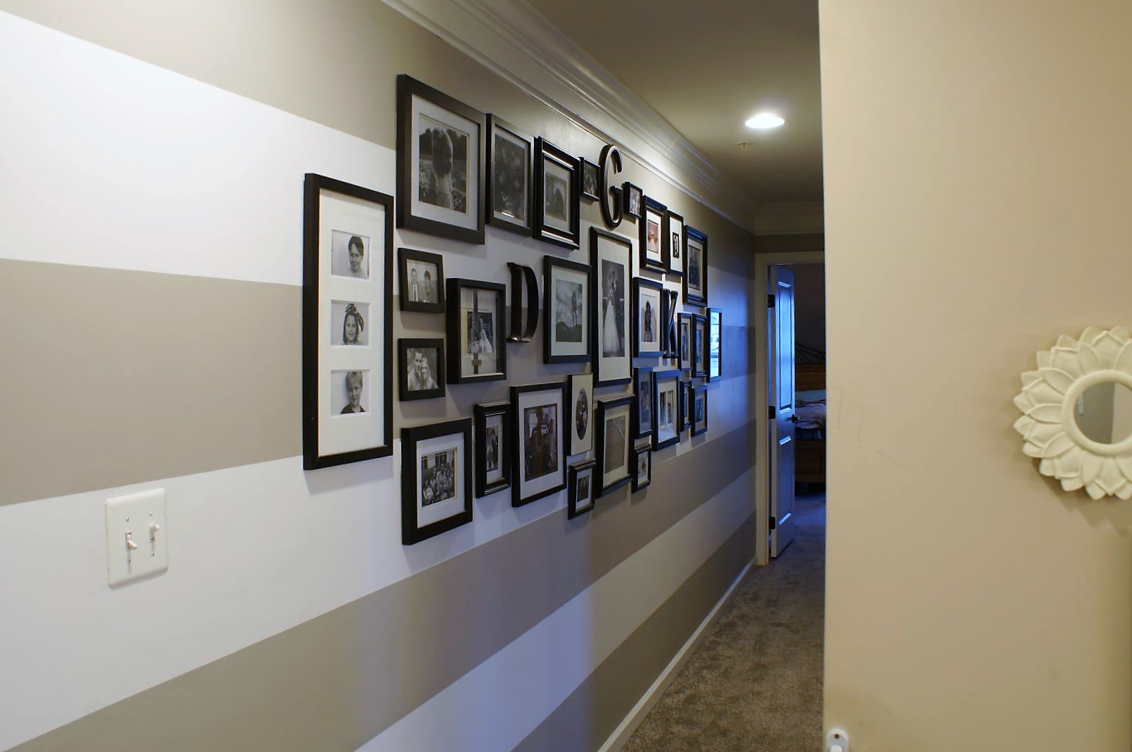 Statement Hallway Paint Idea » Stripes » Cathartic Crafting