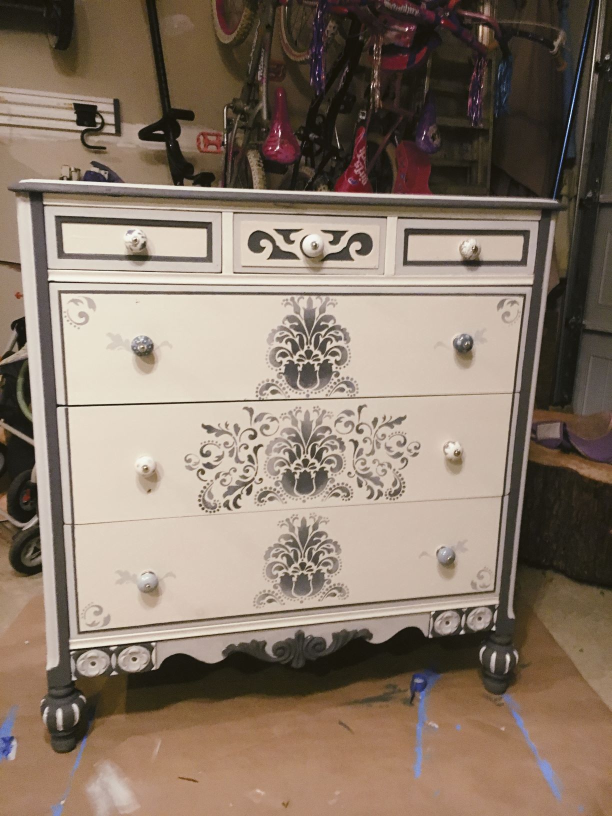 An Inspiring Way to Refinish an Antique Dresser » Cathartic Crafting
