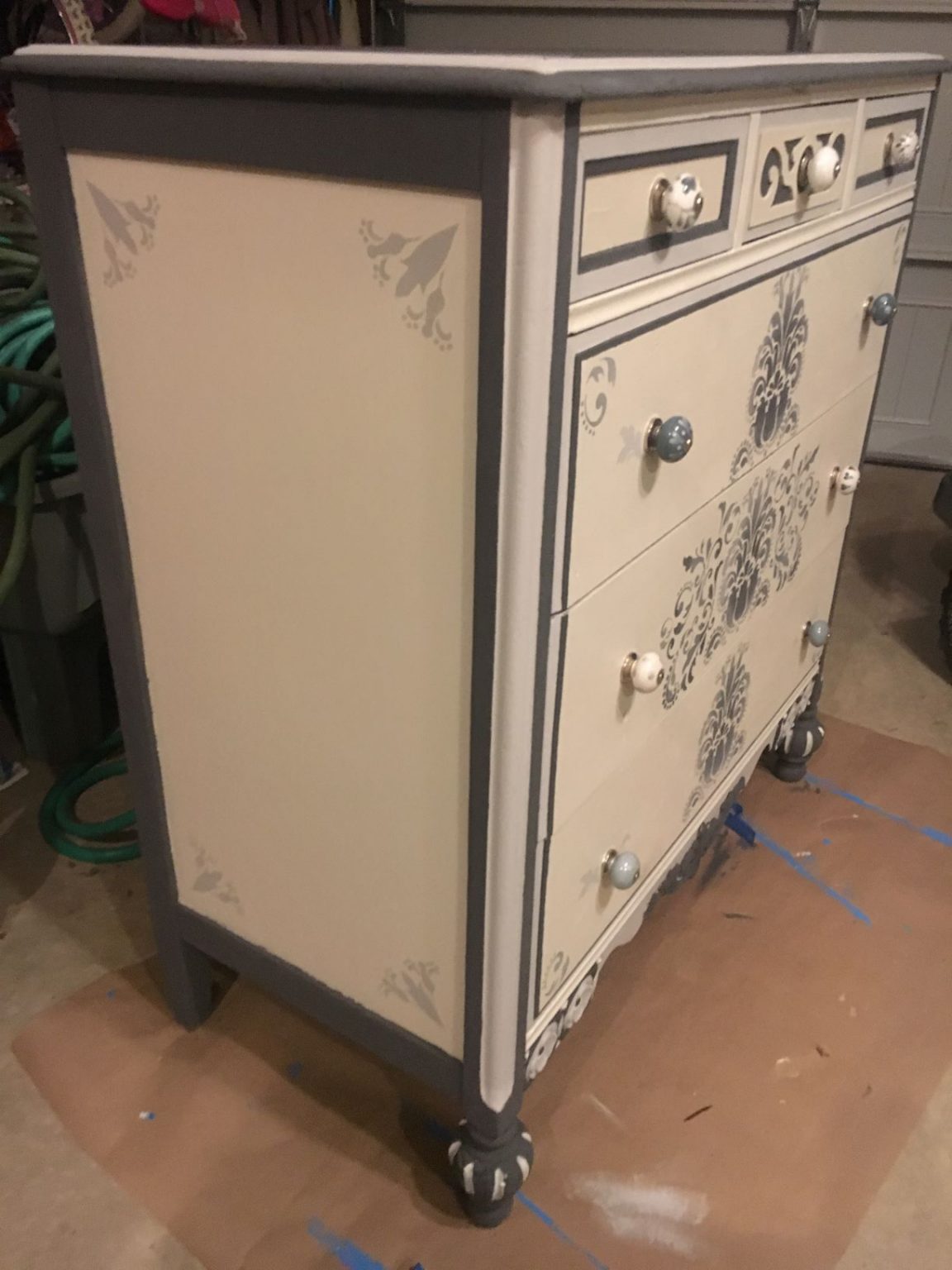 An Inspiring Way to Refinish an Antique Dresser » Cathartic Crafting