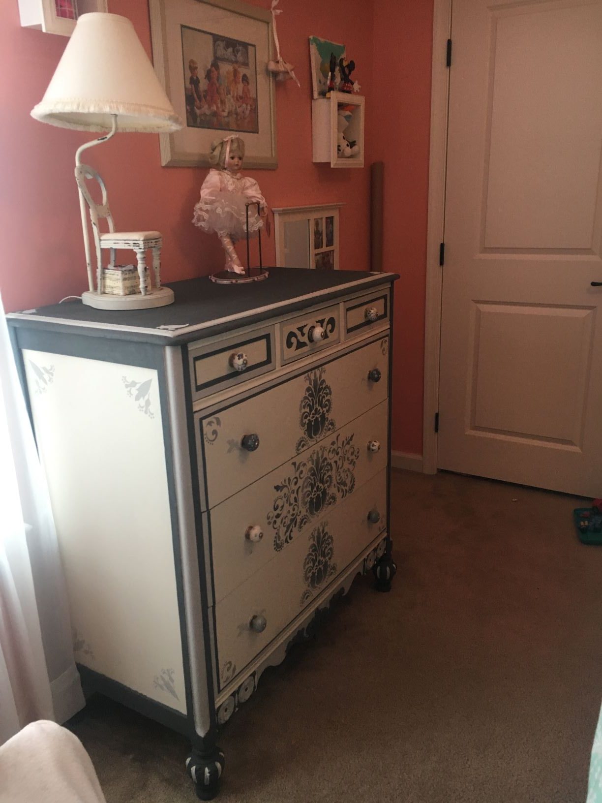 An Inspiring Way to Refinish an Antique Dresser » Cathartic Crafting