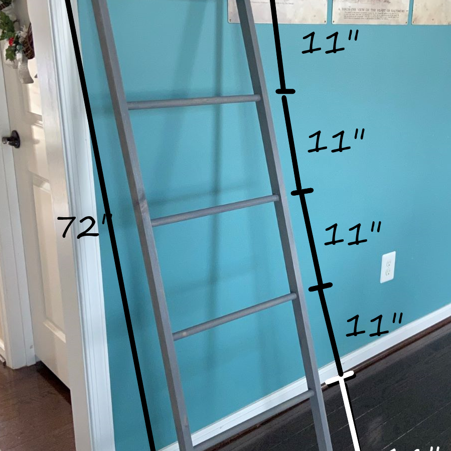 Throw-Blanket-Ladder-measure